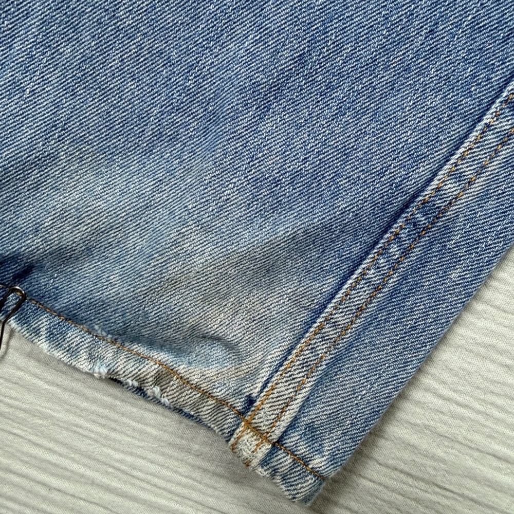Levis 505 Jeans Men 38x34 (38x32) Regular Fit Light Wash Denim Y2K Gorpcore READ - Picture 8 of 9
